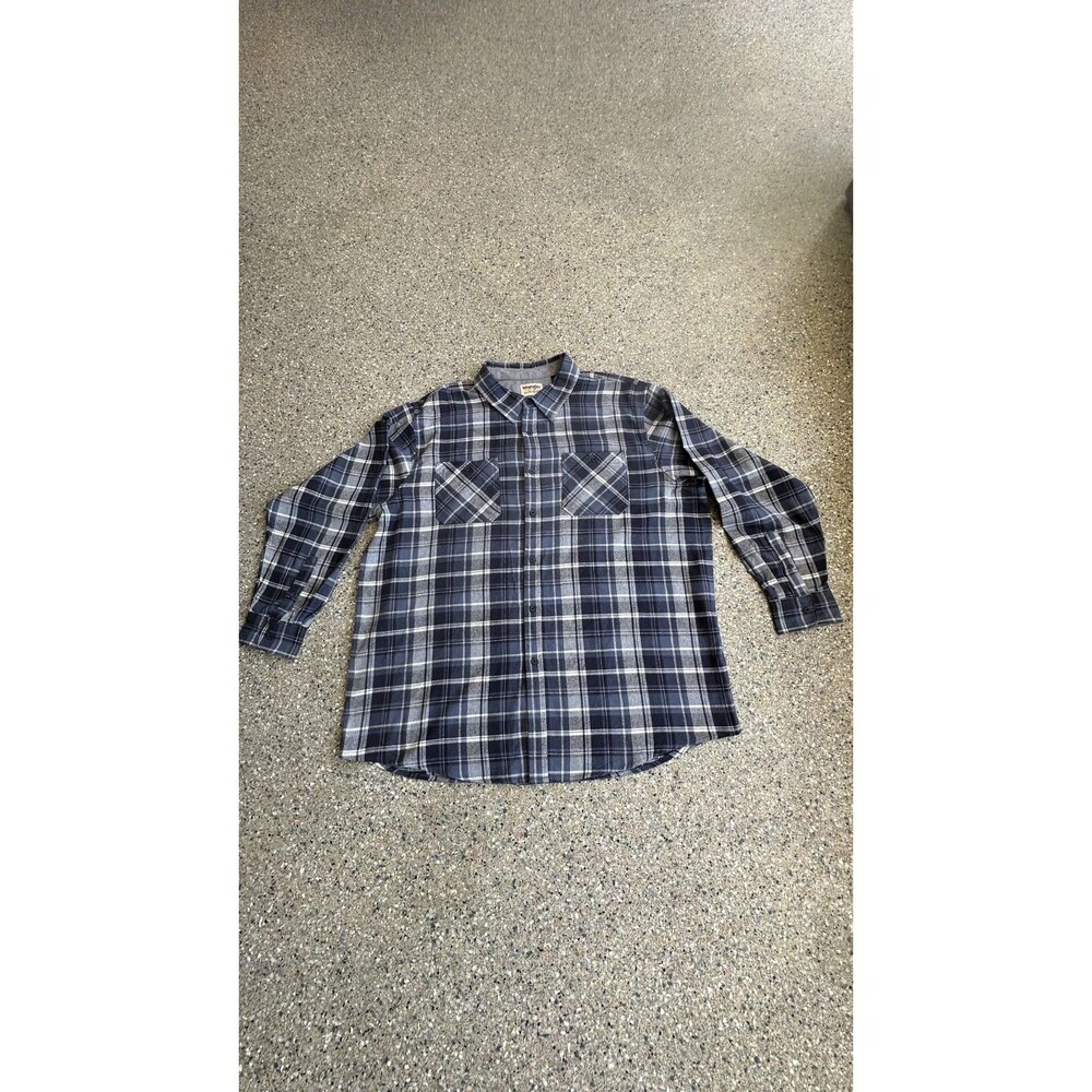 WRANGLER MENS LONG SLEEVE FLANNEL 2XL XXL GOOD CONDITION
